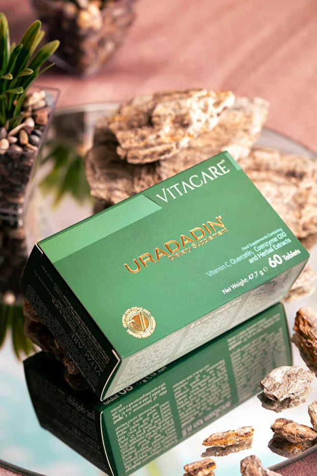 URADADIN 60 TABLET | Çörekotu, Turna Yemişi, Q10 ve C Vitamin içeren Takviye Edici Gıda