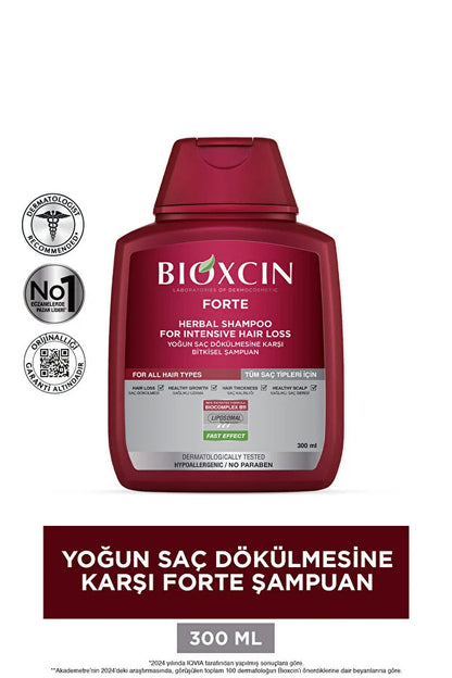 Forte Şampuan Tüm Saç Tipleri Için 3x300ml - Yoğun Dökülme Şampuanı Avantajlı Paket