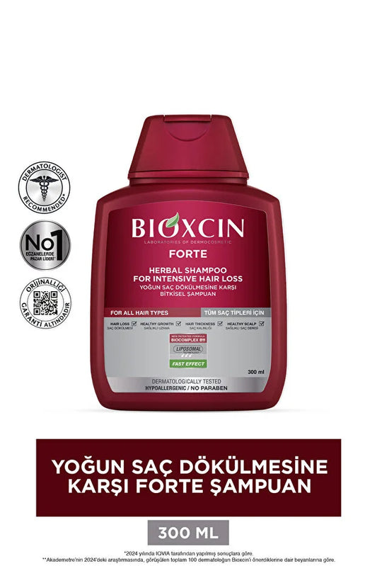 Forte Şampuan Tüm Saç Tipleri Için 3x300ml - Yoğun Dökülme Şampuanı Avantajlı Paket