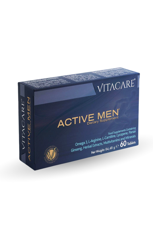 Active Men – Erkeklere Özel Vitamin, Mineral ve Bitkisel Ekstre Takviyesi 60 Tablet