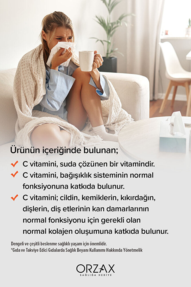Orzax Vitamin C 1000 mg 30 Tablet