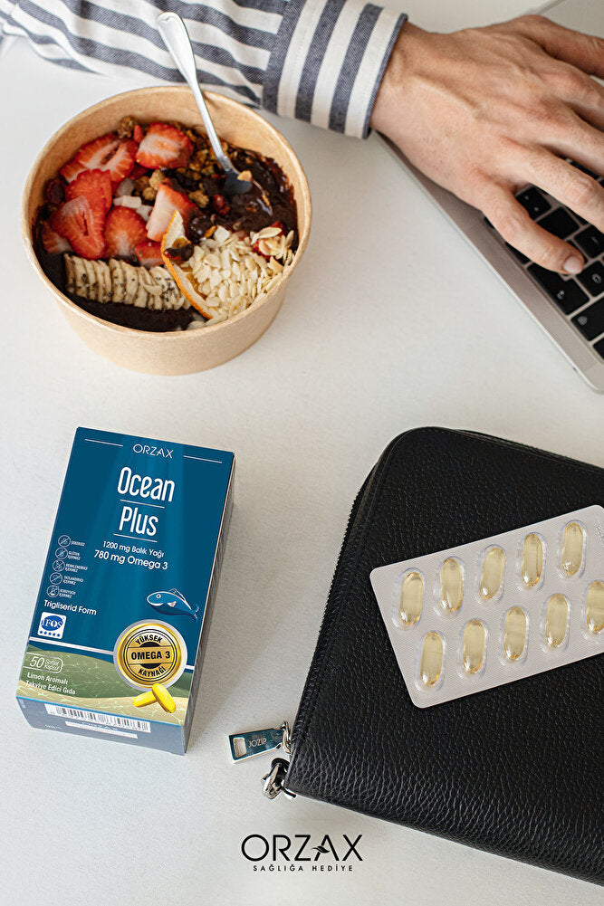 Plus Omega 3 Balık Yağı 1200 MG 50 Kapsül