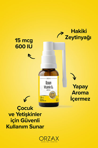 Vitamin D3 600 IU Sprey 20 ml