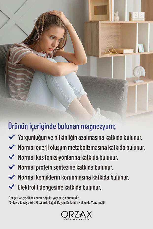 ExtraMag Üçlü Kombinasyon Magnezyum 200 mg - 30 Tablet