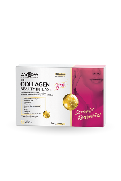 The Collagen Beauty Intense 30 Saşe ÇİLEK Aromalı