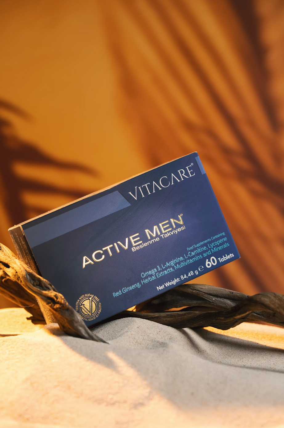 Active Men – Erkeklere Özel Vitamin, Mineral ve Bitkisel Ekstre Takviyesi 60 Tablet