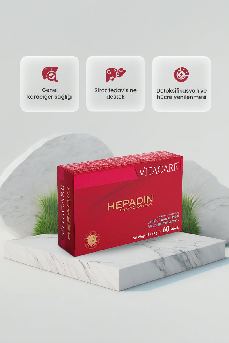 Hepadın 60 Tablet Liver Support Complex & Kolin & Bitkisel Ekstre Kompleksi