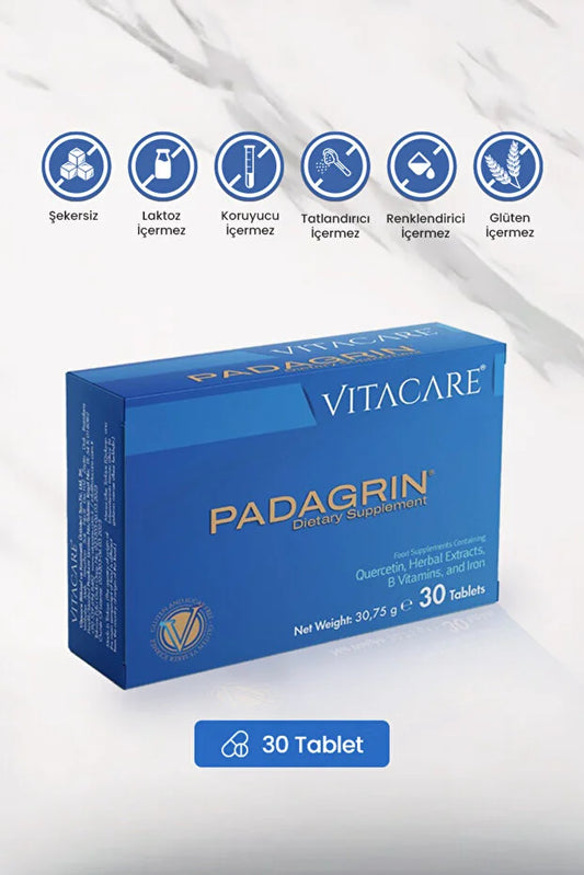 Padagrin Multi-Etkili Bağışıklık, Sindirim ve Antioksidan Desteği (30 Tablet)