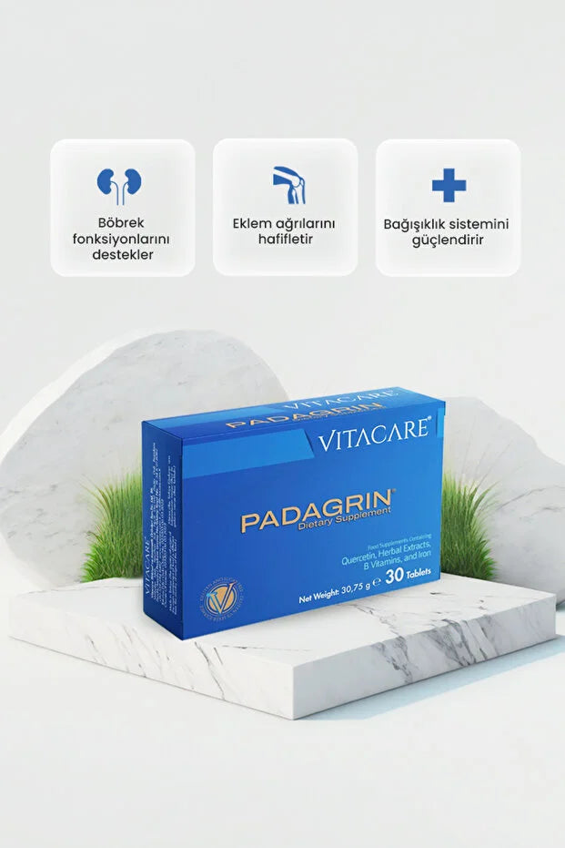 Padagrin Multi-Etkili Bağışıklık, Sindirim ve Antioksidan Desteği (30 Tablet)
