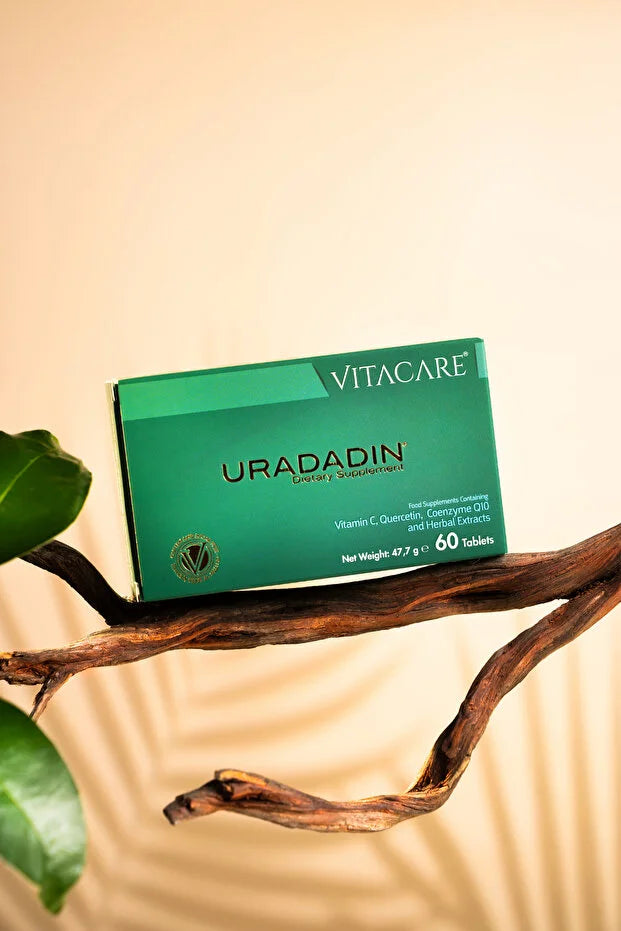 URADADIN 60 TABLET | Çörekotu, Turna Yemişi, Q10 ve C Vitamin içeren Takviye Edici Gıda