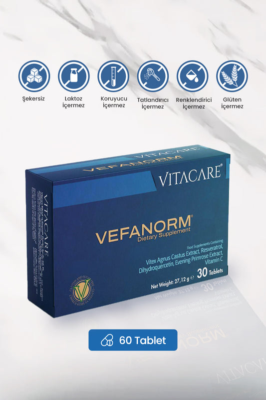 Vefanorm | Kadın Sağlığı İçin Hormonal Denge, Enerji ve Uyku Destekli Bitkisel Kompleks